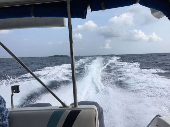 Ferry ride to island 