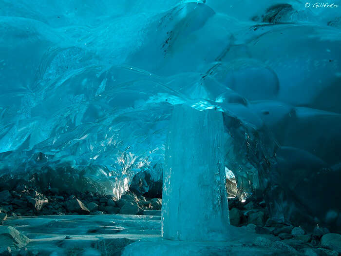 inside ice caves