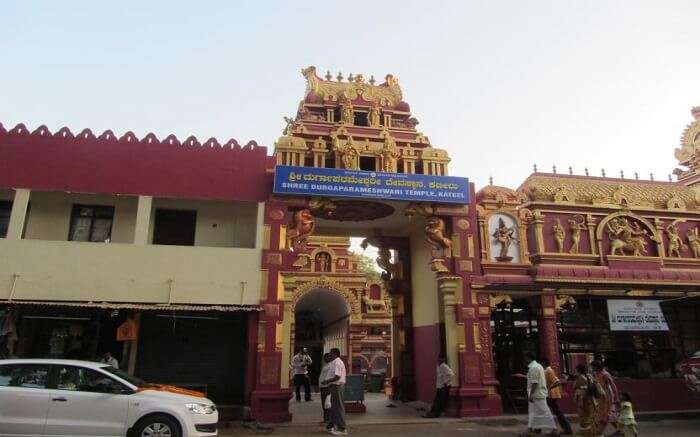 Kateel Shri Durgaparameshwari Temple from outside