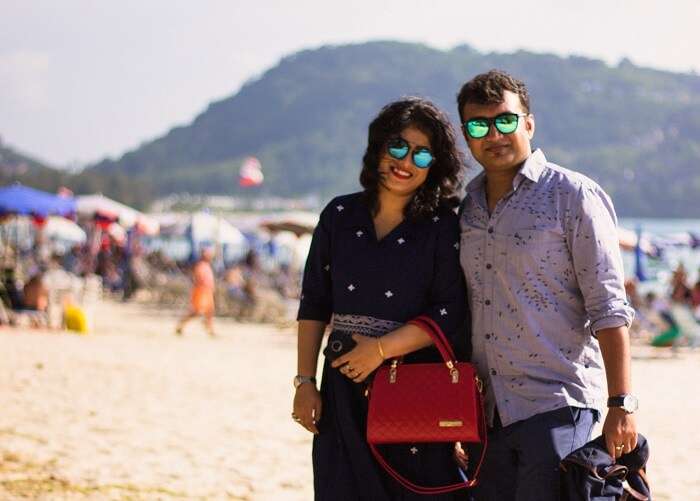 couple on Patong Beach