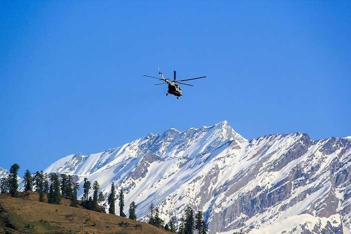 helicopter ride jammu himalayas