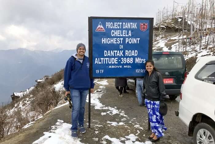 mahesh bhutan trip chelela pass snow