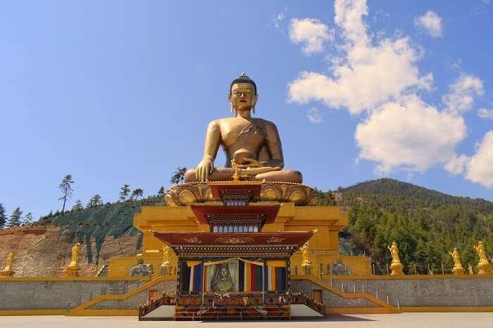 mahesh bhutan trip statue of buddha