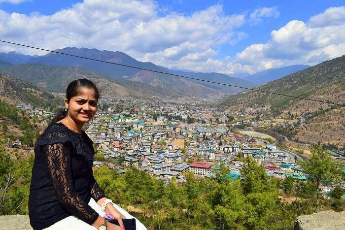 mahesh bhutan trip views from thimphu