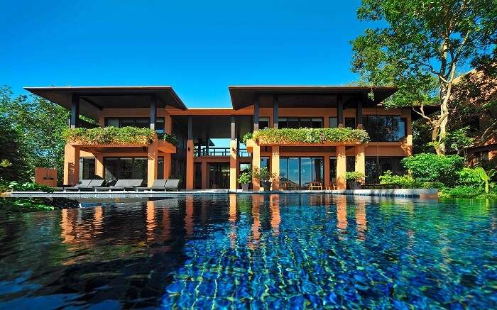 outdoor pool at Sri Panwa Phuket Luxury Pool Villa 