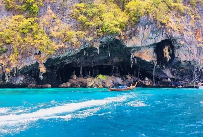 pooja thailand trip water caves
