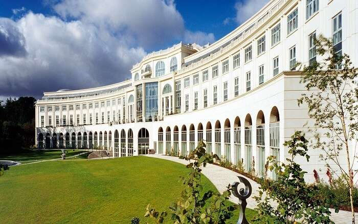 the gorgeous Powerscourt Hotel 