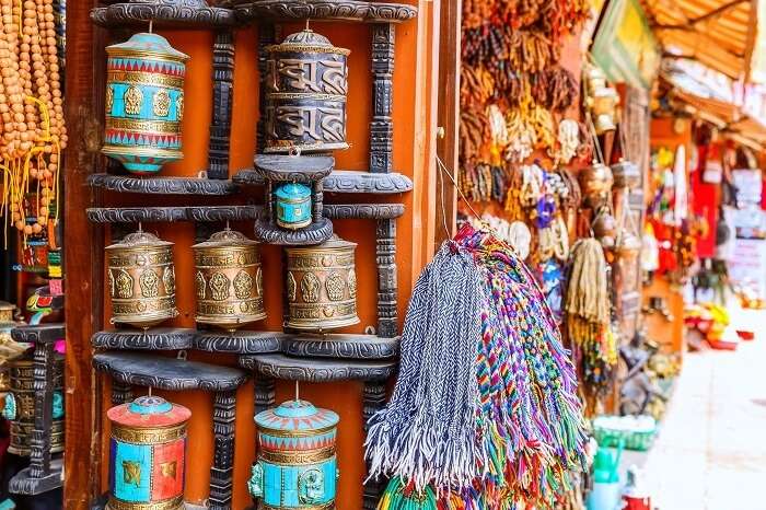 tibetisches Kunsthandwerk Paro Einkaufen Bhutan