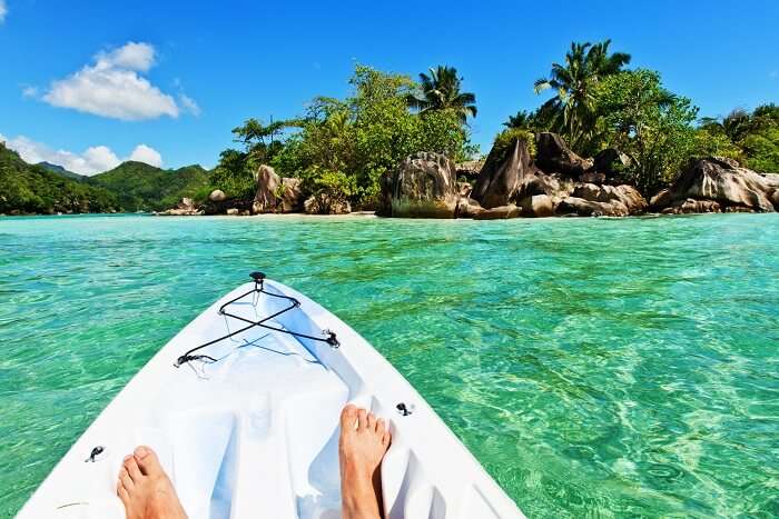 Kayaking in Seychelles