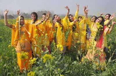 Basant Panchami women