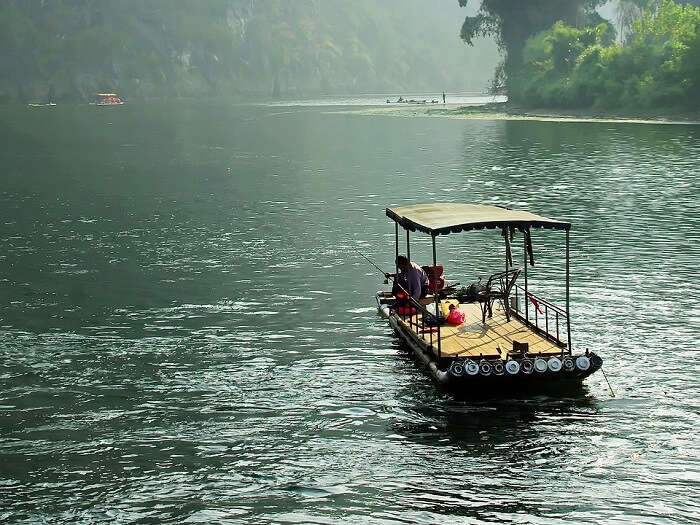 Boating at River Li
