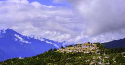 The gorgeous yellow homes of Tawang