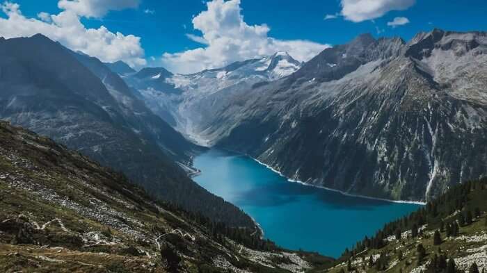 lake in glacier national park