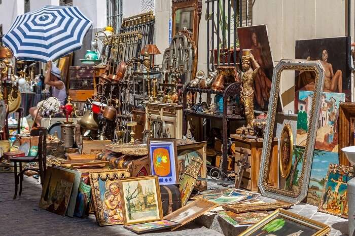 Go treasure hunting at El Rastro street market