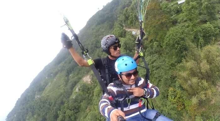 Paragliding in Darjeeling