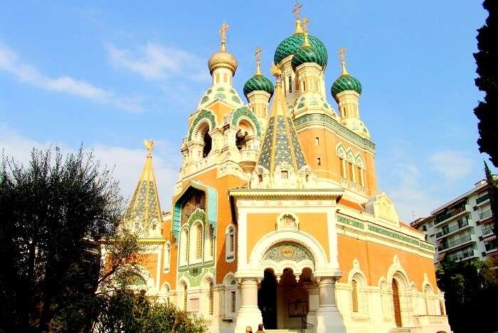 Russian church Nice France