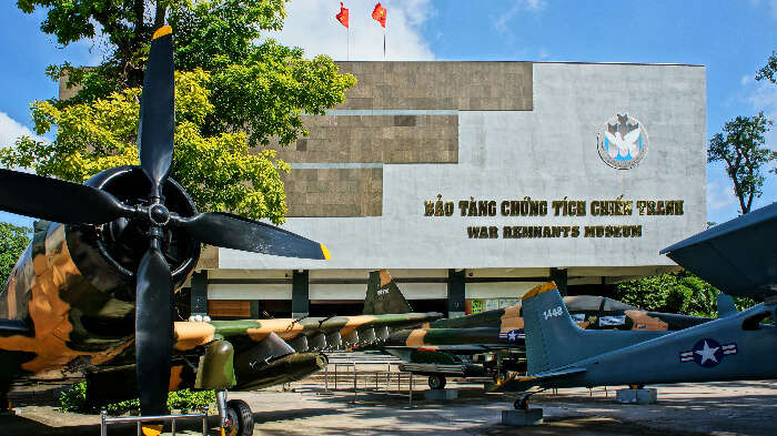 The War Remnants Museume in Ho Chi Minh