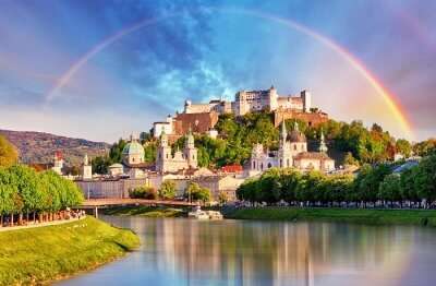 view of salzburg castle
