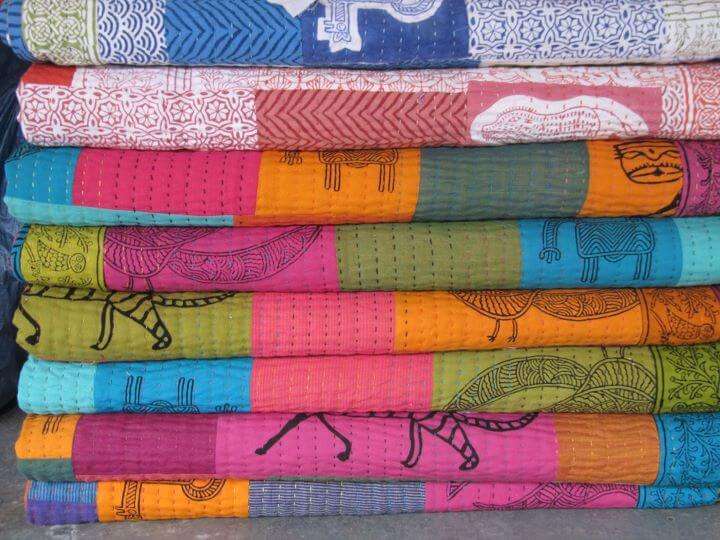 the revival of local crafts like block printing, patchwork