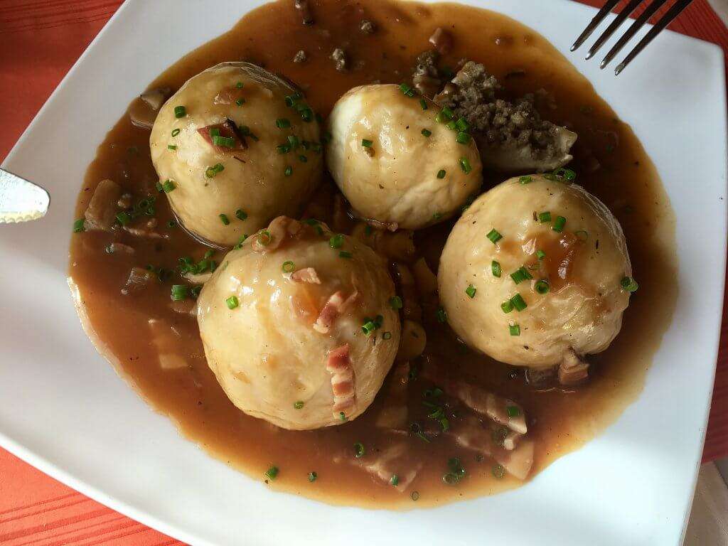 Knödel is the form of dumpling