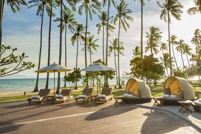 phi phi island beach resort Infinity Pool Sun deck