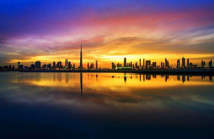 Evening in Dubai 