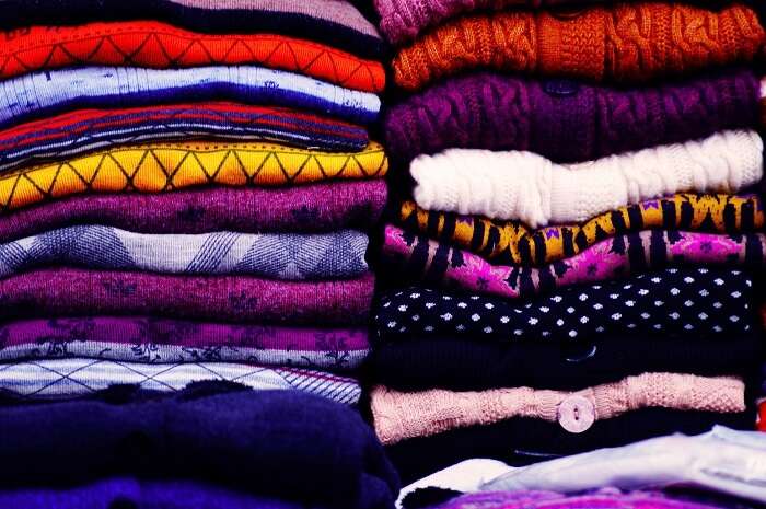 woolens in market 