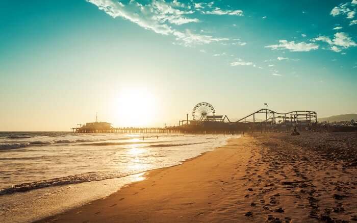 the gorgeous Santa Monica State Beach s