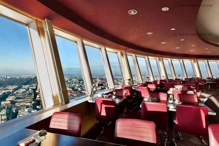 views from tv tower restaurant