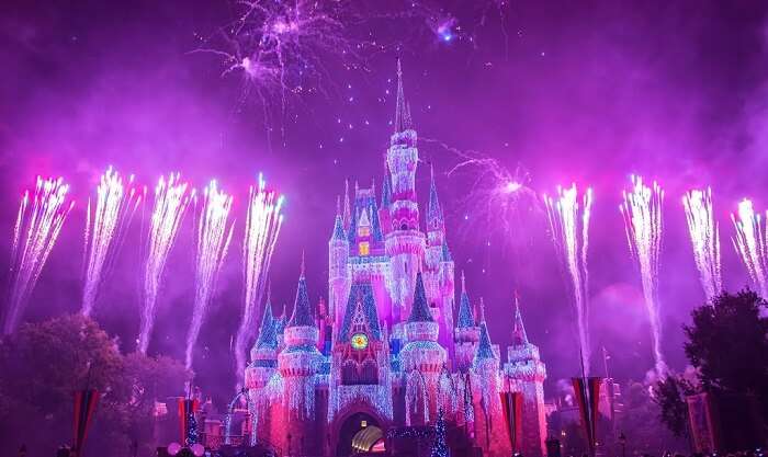 Fireworks Show at Universal Studios Singapore