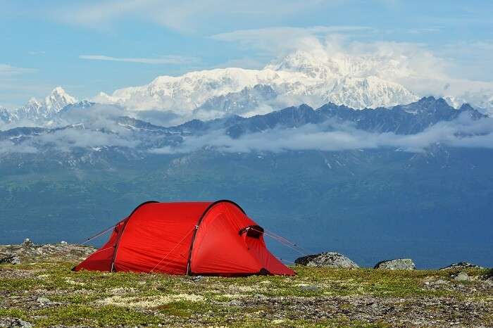 Camping at Denali