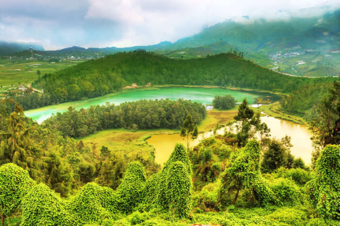Dieng Plateau in Java Island of Indonesia