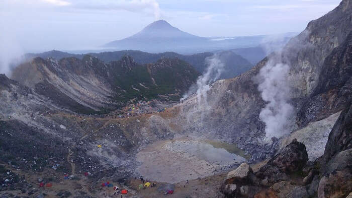 Sibyayak volcano