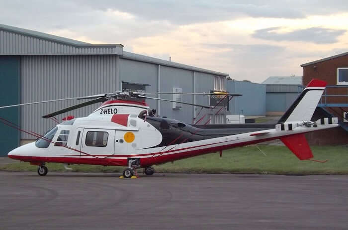 Helicopter ride in Seychelles