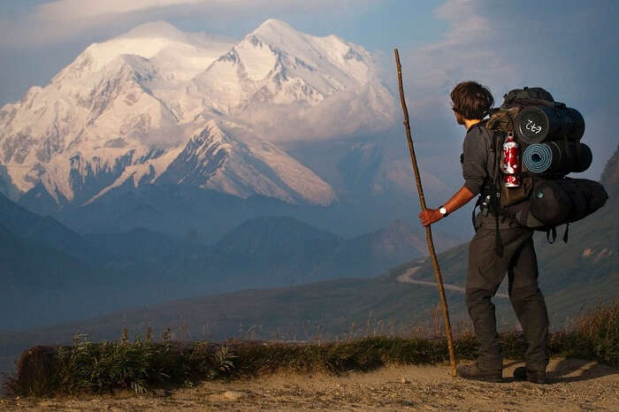 Hiking at Mount Mckinley