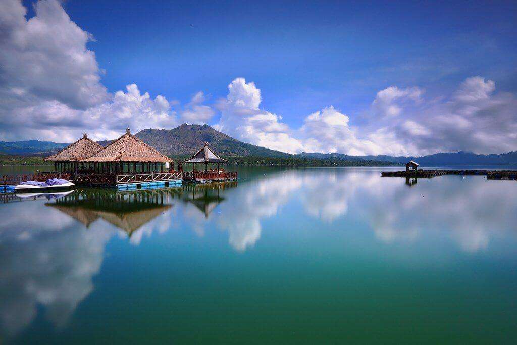 surrounded by Mount Batur