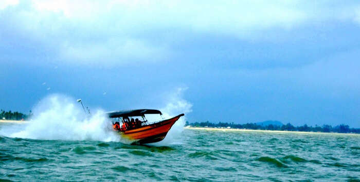 Speed Boat towards Perhentian Island