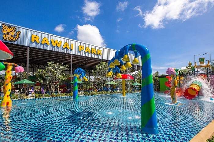 one of the largest kids’ water parks in Phuket