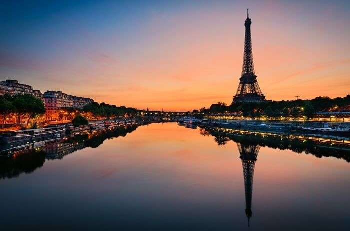 Sunset From The Eiffel Tower