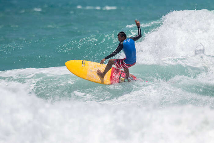 Surfing at Kata Beach 