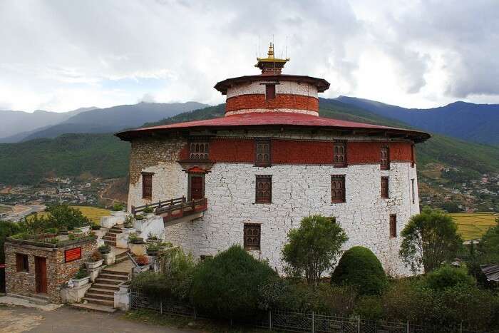 Watch the most beautiful sunset from the National Museum of Bhutan