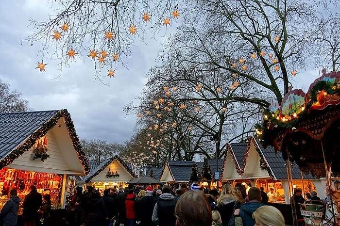 people gathering and celebrating christmas