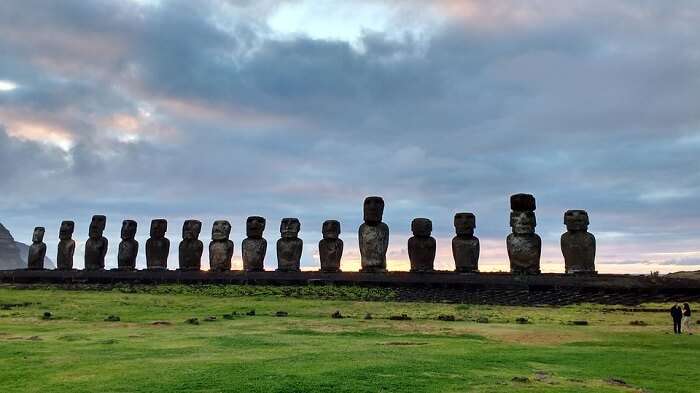 statues on easter island