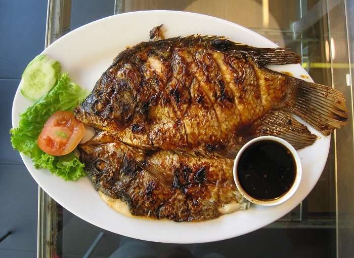 Sumatran fish dish