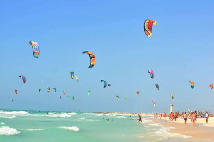 Kite beach is a soothing spot to unwind and be at ease
