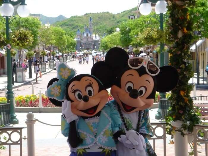 mickey and minnie