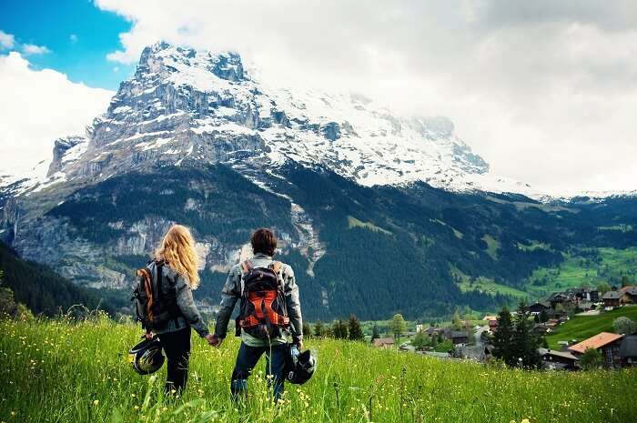 couple in Switzerland