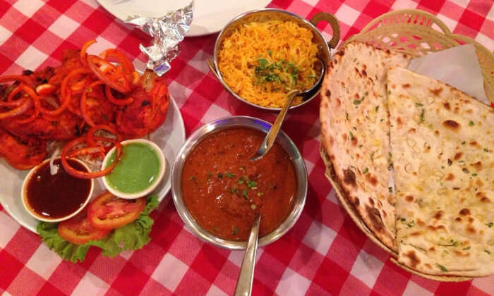 Huge variety of Indian cuisine