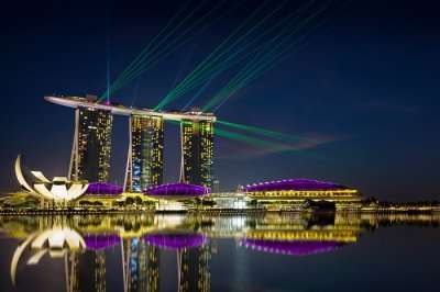 Marina Bay Sands water front