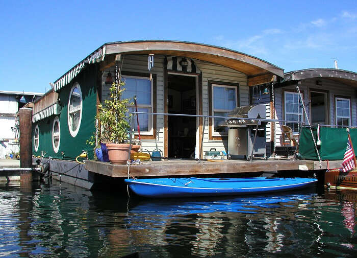 house made of boats